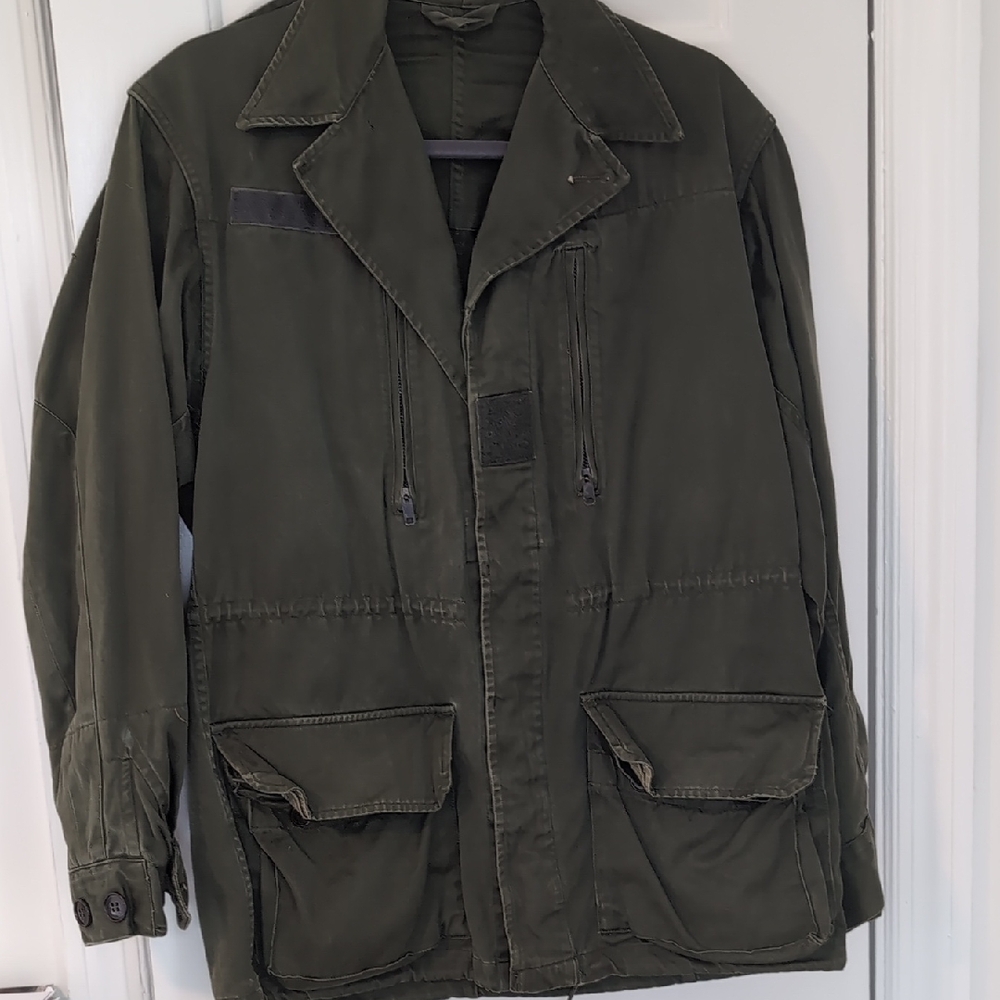 Men's Vintage French Green Utility Jacket